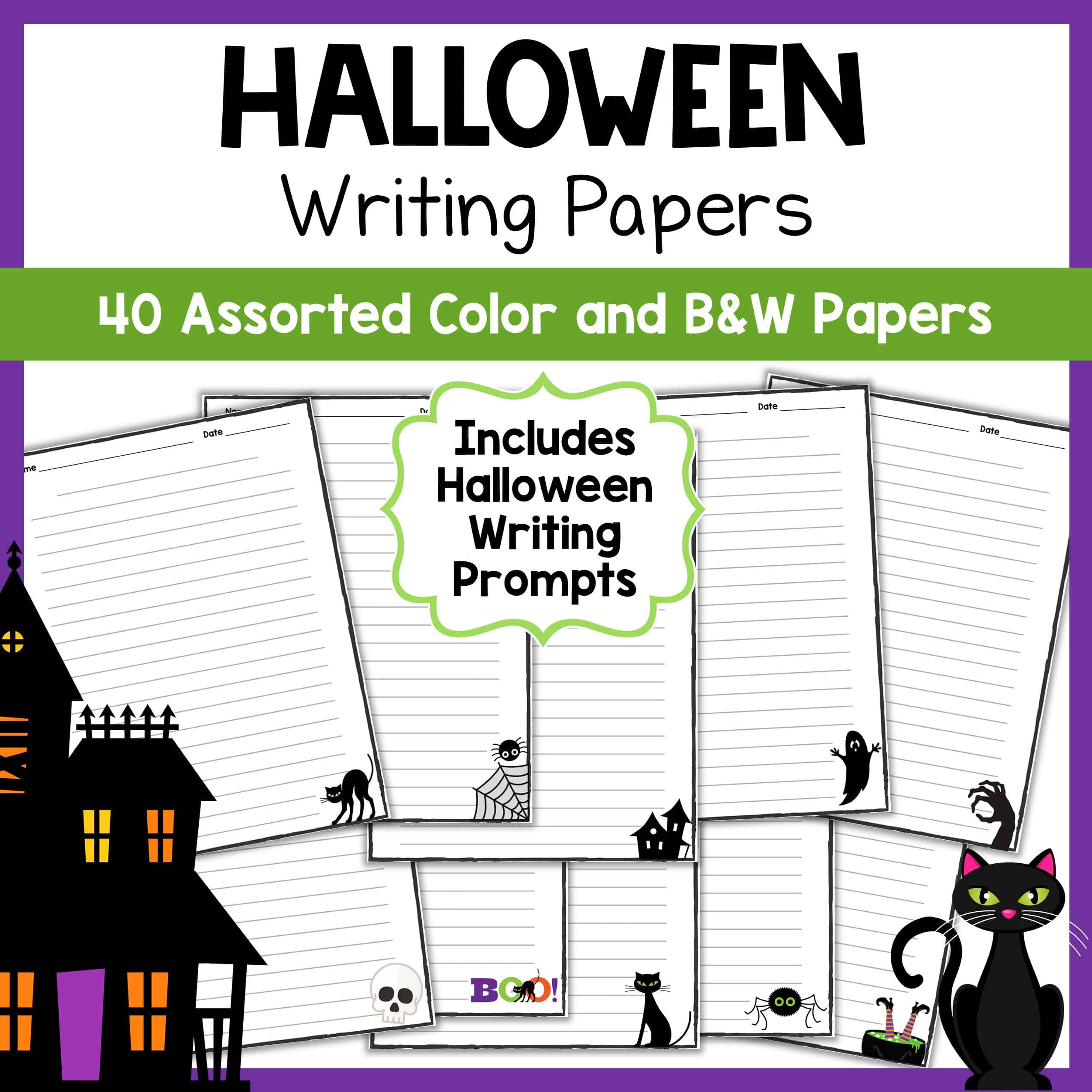 Halloween Writing Papers