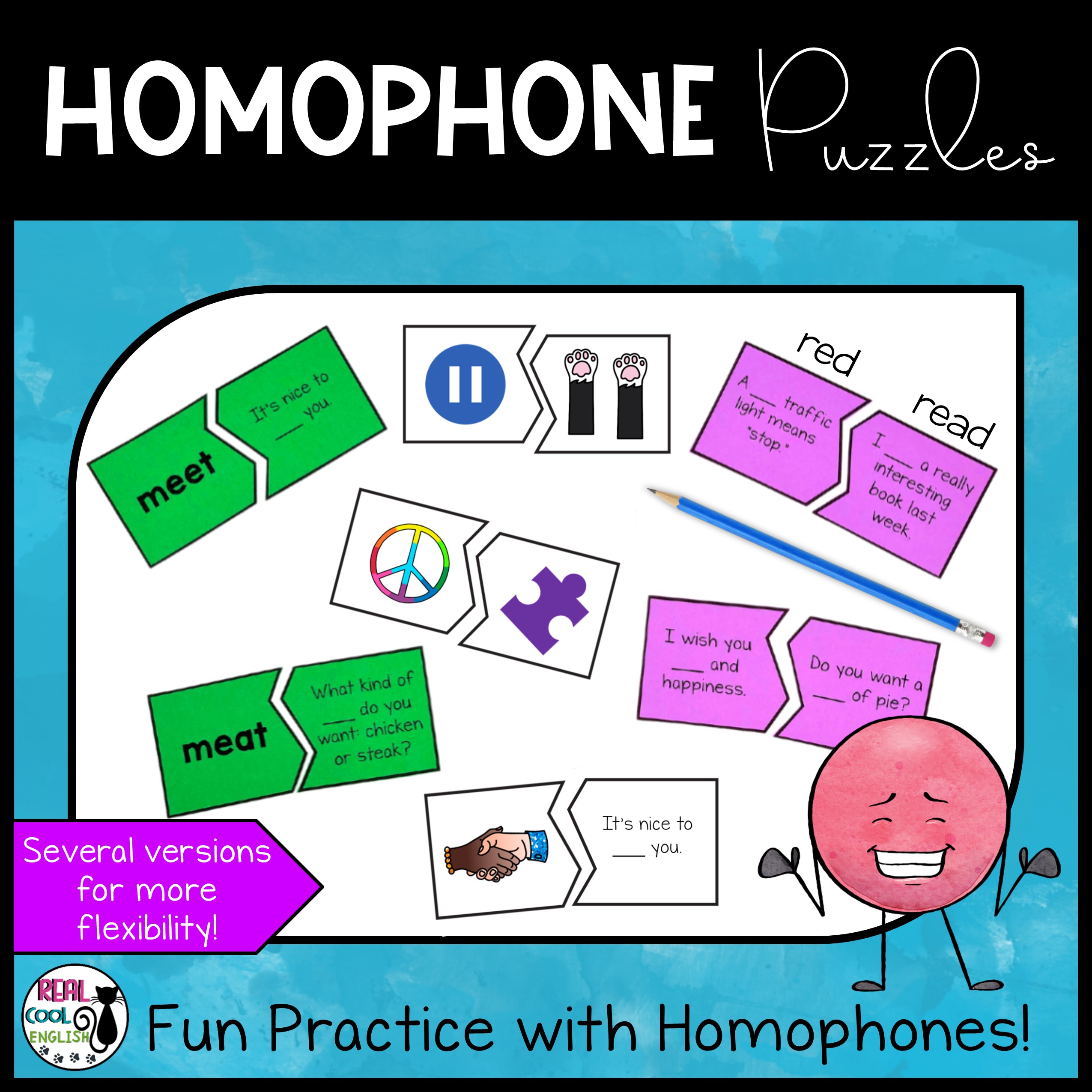 Homonyms Activities 1, Hands On Picture Fun