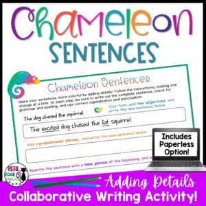 Chameleon sentences expanding sentences