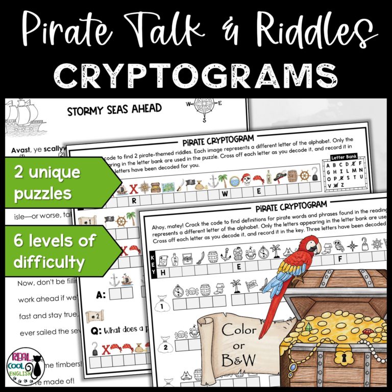 Talk Like a Pirate Day Classroom Activities