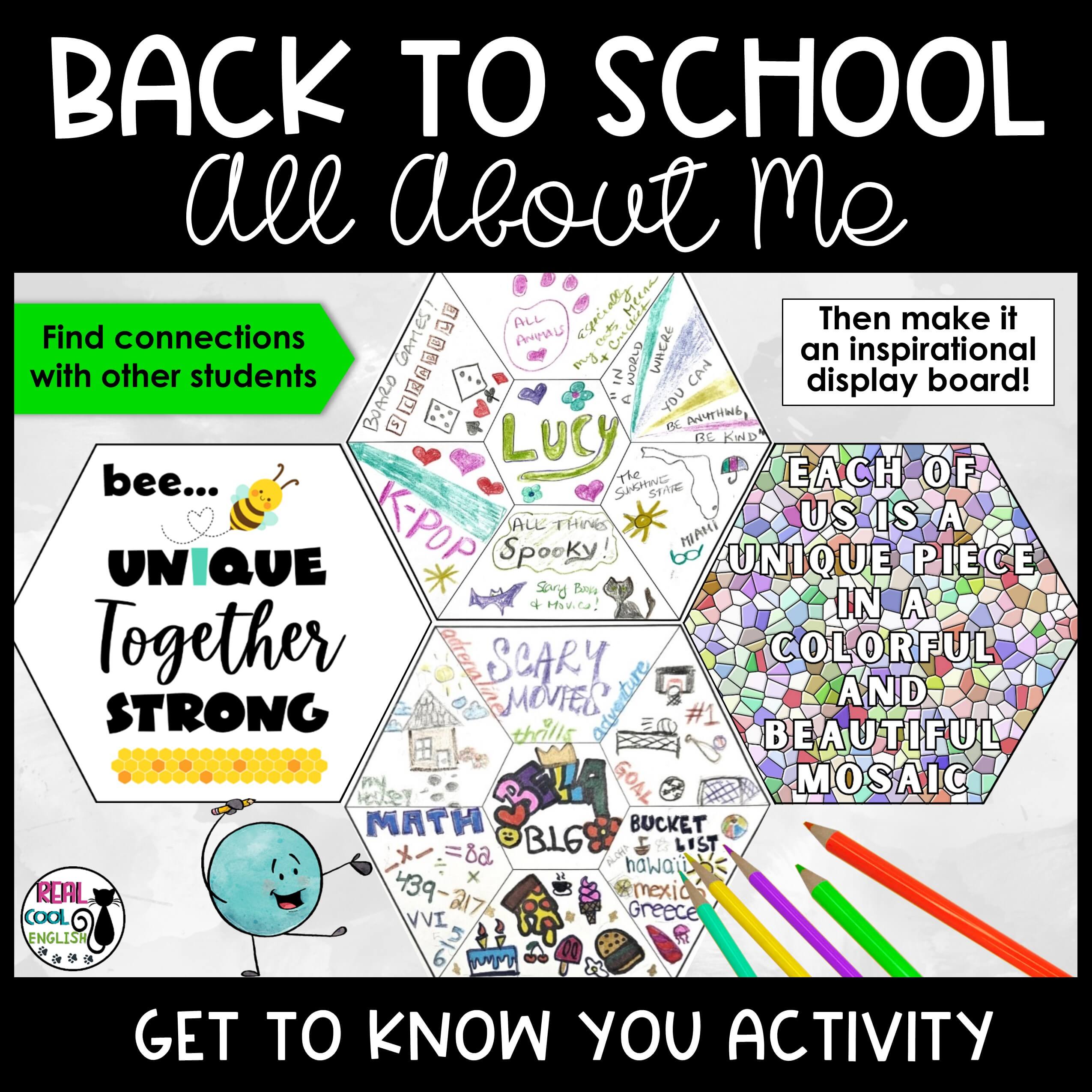 Back to School Hexagons