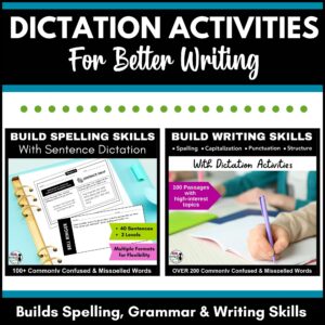 Sentence Dictation to Build Writing Skills - Spelling, Punctuation, and Grammar