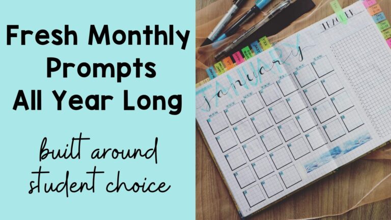 Monthly Writing Prompts